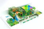 4 Slides Commercial Indoor Playground Equipment Jungle Themed 200m2