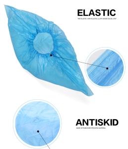 China Soft Disposable Plastic Shoe Covers / Protective Shoe Covers Non - Shedding wholesale