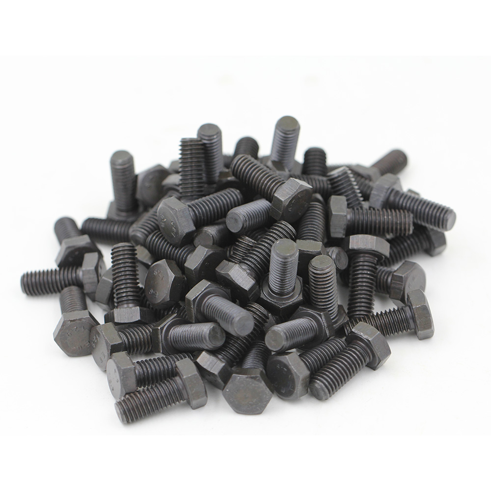 Stainless Steel Grade 12.9 Black Zinc Hex Head Bolts For Industrial Applications