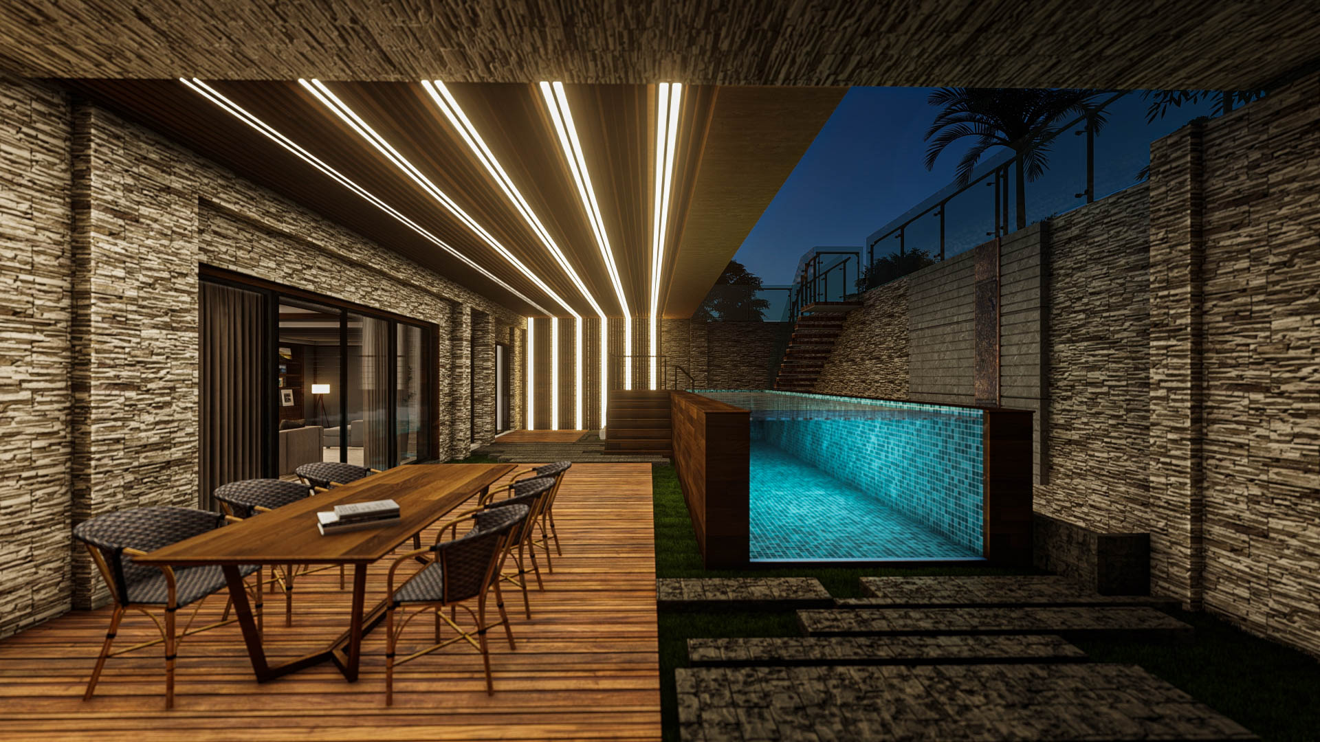 Rise Interior Fiberglass Portable Spa and Swimming Pool with Polymer Material Panels