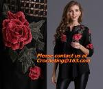 Golden Venise Lace Trim Flower Motif Ribbon Crafts