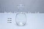 Hand blown glass wine decanter with ice cooler glass water bottle for wholesale