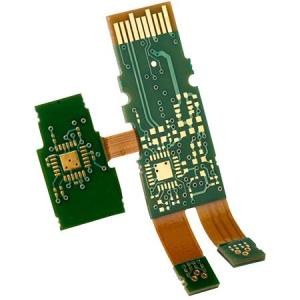 China Six Layer 1.6mm Green Solder Mask FR4 PI Flex Rigid PCB wholesale