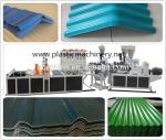 plastic glazed roof tile making machine