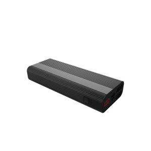 China LCD Display Metal 121mm Dual USB Power Bank wholesale