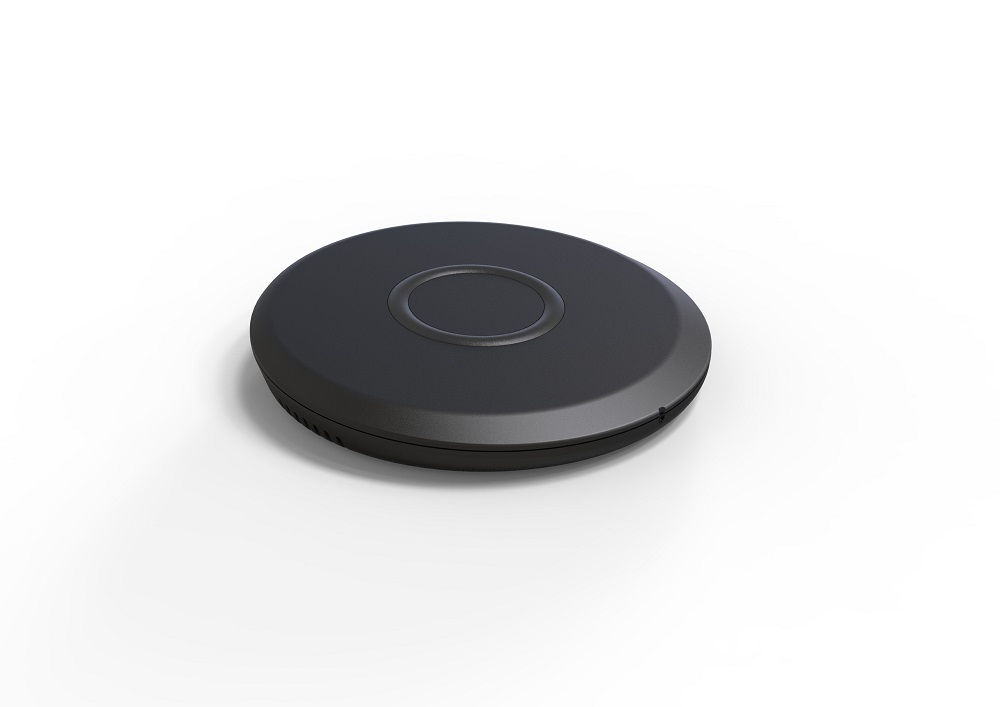 Portable Wireless Charger Pad Dual Alarm Iphone Charger Pad With Real Time Clock