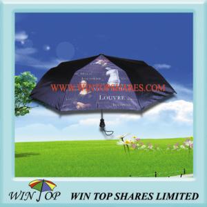 China 3 Folds Art Umbrella with Printing(WT5068) wholesale