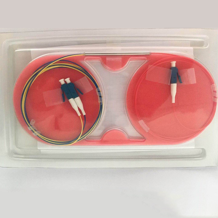 1510~1590nm 1X2 Fiber Optical WDM Module With LC FC Connect