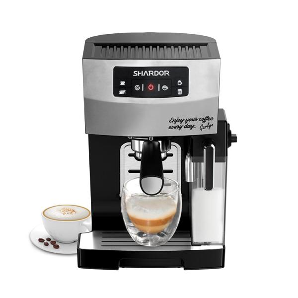 ABS Coffee Machine With Milk Frother SS304 Single Coffee Cappuccino Latte