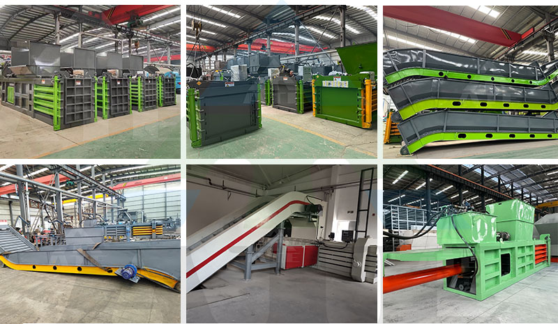 Hydraulic Aluminum Scrap Baler Textile Baling Machine Aluminum Can Baler