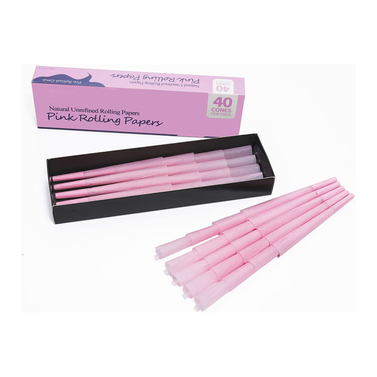 110mm Cigarette Rolling Paper With Tips , King Size Pre Rolled Cones