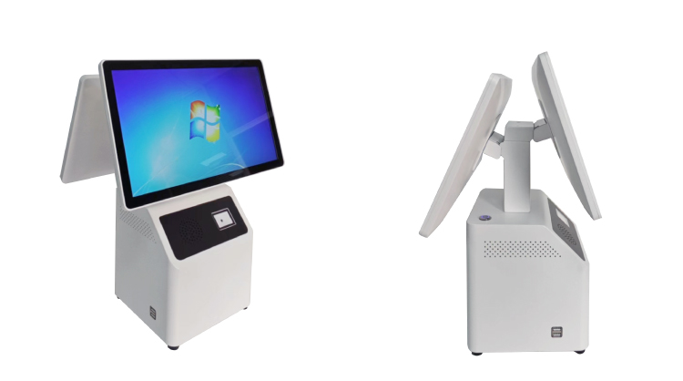 Advanced Touch Screen Pos Cash Register for Restaurant or Supermarket Black or White