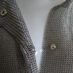 Stainless Steel Chainmail Shirt Anti Cutting For Defend Against Shark , 500N