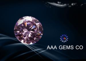 China Created Round Moissanite Loose Stones , 6mm Sythetic Moissanite Diamond OEM / ODM wholesale