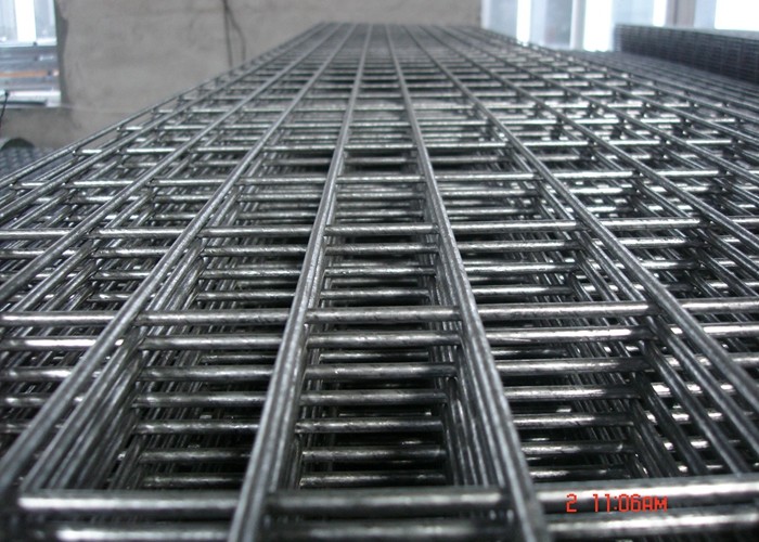 Diameter 5.8mm Black Welded Steel Wire Mesh Reinforcement Oxidation Resistance