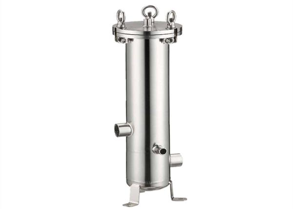 316 Stainless Steel Filter Housing , Single Cartridge Industrial Water Filter
