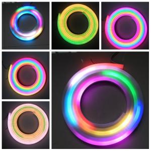 China Full Color Flexible Neon Rope Light , Flexible Led Strip Lighting Waterproof wholesale