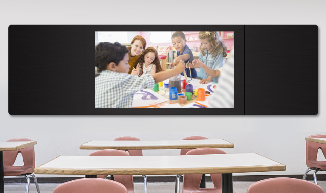 3840*2160P 55" 500W 320cd/m2 LCD Interactive Touch Screen