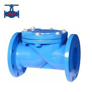 China Ductile Iron Rubber Disc Swing Check Valve For Water Pipeline wholesale