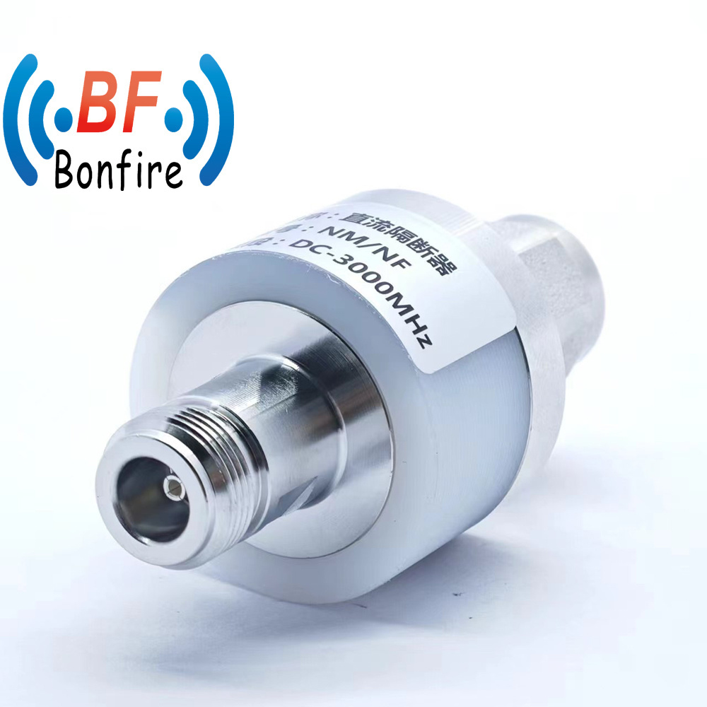DC-3000MHz Indoor RF Coaxial DC Block 200W Nm to NF