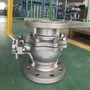China Flange End Worm Gear Industrial Trunnion Ball Valve Stainless Steel/ WCB Construction wholesale