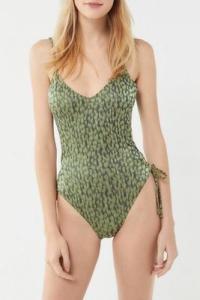 China Tiered Layer Tie a Knot Front Top With Low waist Bikini swimsuit high cut wholesale