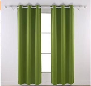 China Customized Design Bedroom Window Curtains , Household Large Window Curtains wholesale
