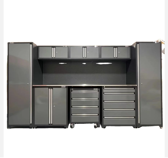 Heavy Duty Wheels Garage Tool Cabinet with Cold Rolled Steel Plate and Powder Coated