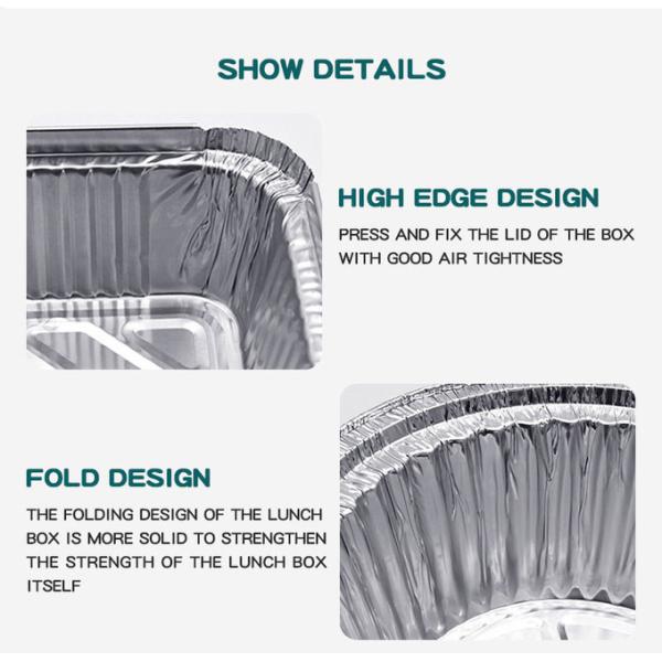 Foil Takeaway Containers with Lids Foil Chafing Dish Foil Platter Trays