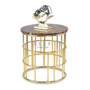 China New Modern Metal Base Round End Table Small wholesale