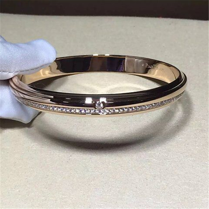 Luxury jewe factory bracelet gold diamond bracelet 18k gold white gold yellow gold rose gold diamond bracelet