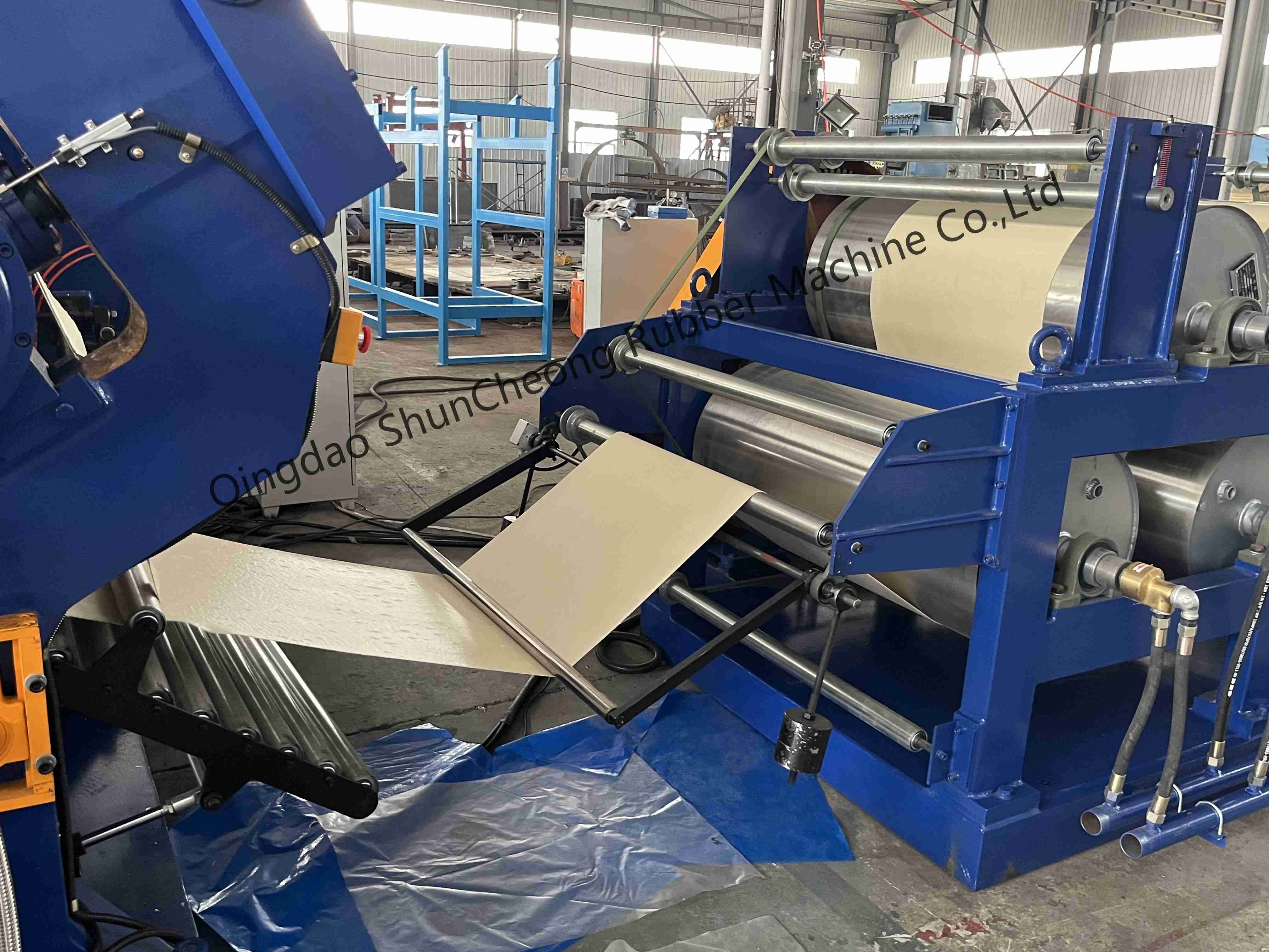 Factory Direct Sale Rubber Batch off Cooling Machine/Rubber Sheet Cooler Line