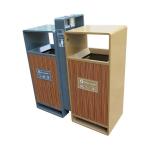 Standing 900mm Length 31.7gal Outdoor Wooden Trash Can