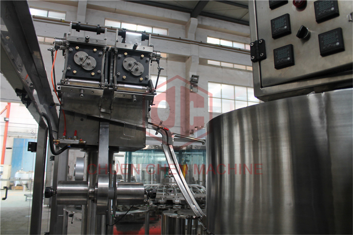 HDPE Bottle Yogurt Sauce Filling And Hot Foil Sealing Machine Electric Driven Type