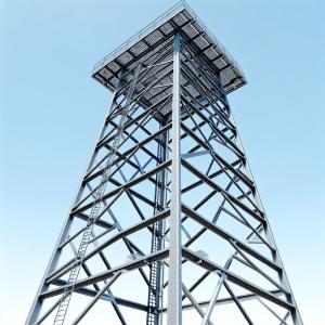 China Height 10-100 Meters Steel Skeleton Building Tower For Heavy-Duty wholesale