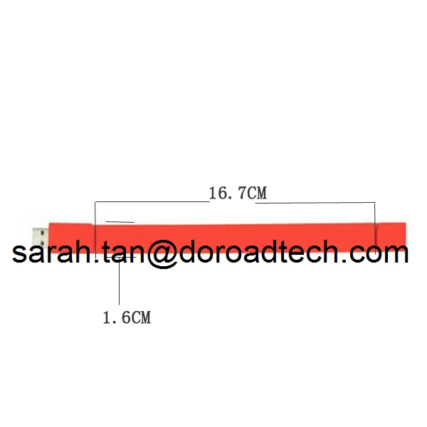 Promotional Gifts Silicone Bracelet USB Flash Drive for Free Sample