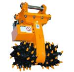 42CrMo Excavator Rotary Drum Cutter 360 Degree Drum Cutters