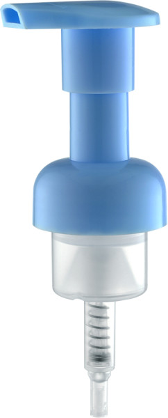 K512 LDPE Liquid Foam Dispenser Pump Plastic Multifunctional Leakproof Blue
