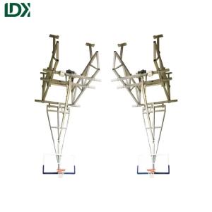 China Ceiling Suspended Retractable Basketball System Professional Gymnasium Design wholesale