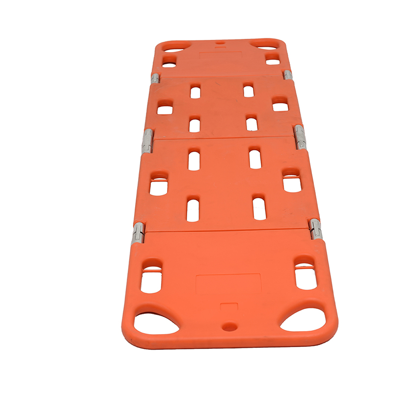 4 Folded Spine Board Stretcher Made of PE Material with CE Certification
