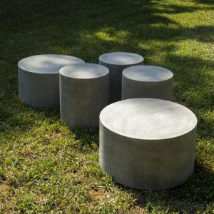 China Square Round GRC Concrete Table Seating Chair Bench For Outdoor Indoor wholesale