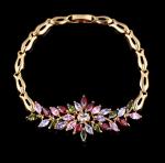 Fashion Ladies Bracelet Bangle Party Adjustable Bangle Jewelry Color Big Flower