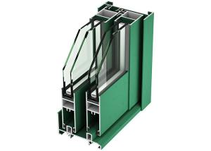 China Electrophoresis L Shape Aluminum Door Profile Oxidation Resistance For Casement wholesale