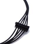 Hard Drive Power Extension Cable Computer OD2.1mm 6P 45cm