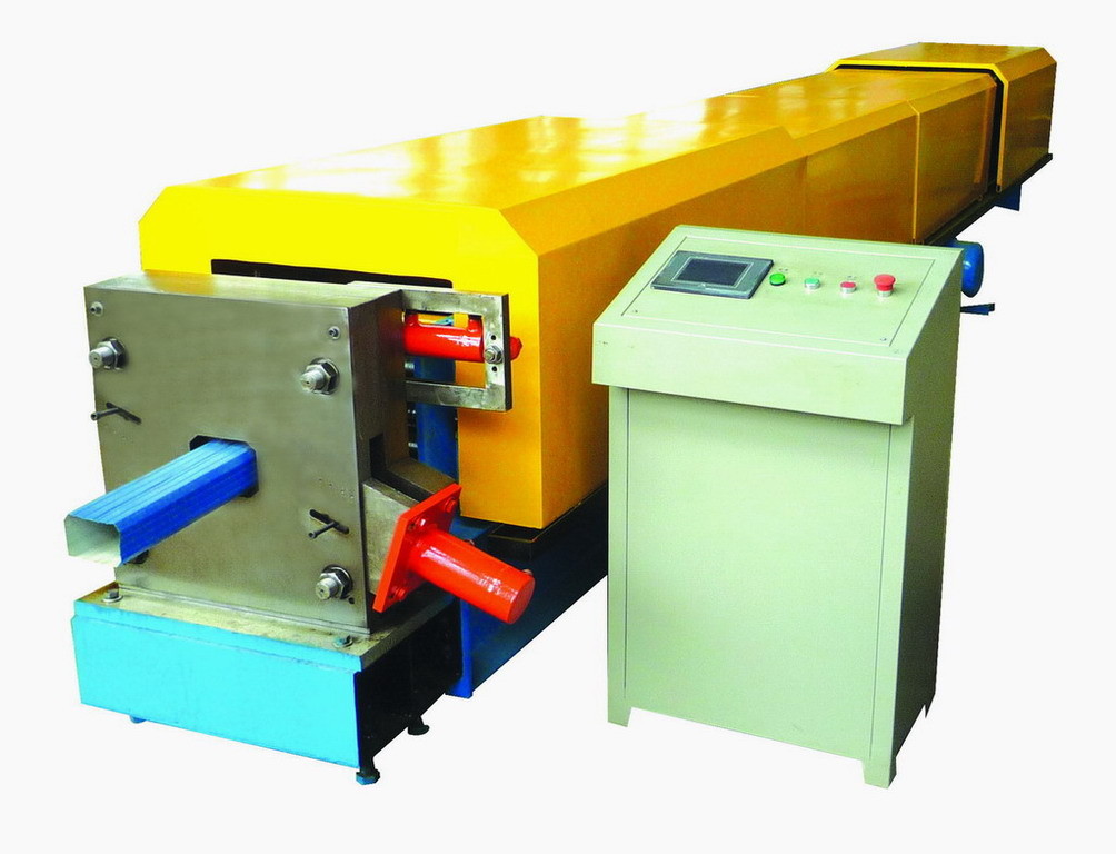 Protable Waterspout Downpipe Roll Forming Machine , Sheet Metal Forming Equipment