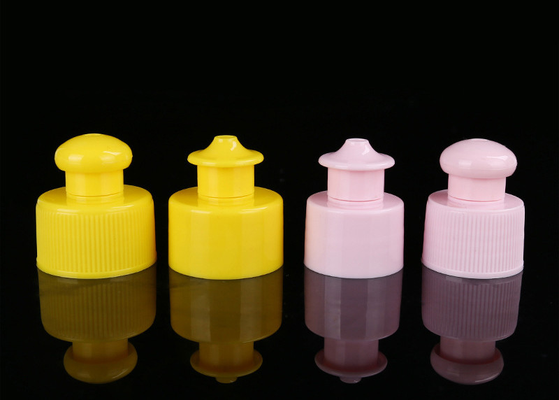 Non Spill Flip Top Plastic Bottle Caps High Strength Heat Resistant