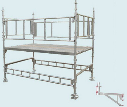 Haki system Aluminum scaffold plank 3050*295mm 12.6KG ,big hook