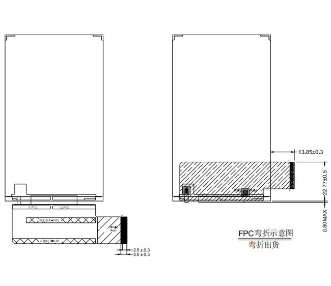 OEM 4inch 480x800 LCD TFT Screen SPI RGB 24 Bits Interface 4" 3.97"