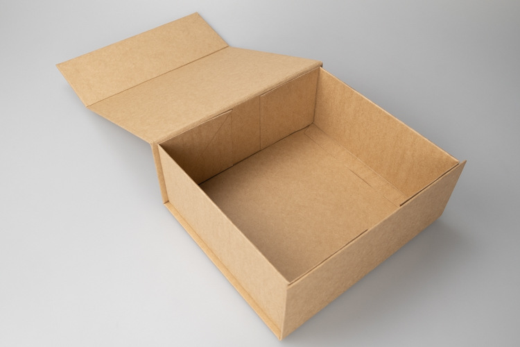 Folding Cardboard Corrugated Gift Boxes Kraft Packaging For Cosmetics Christmas Gift