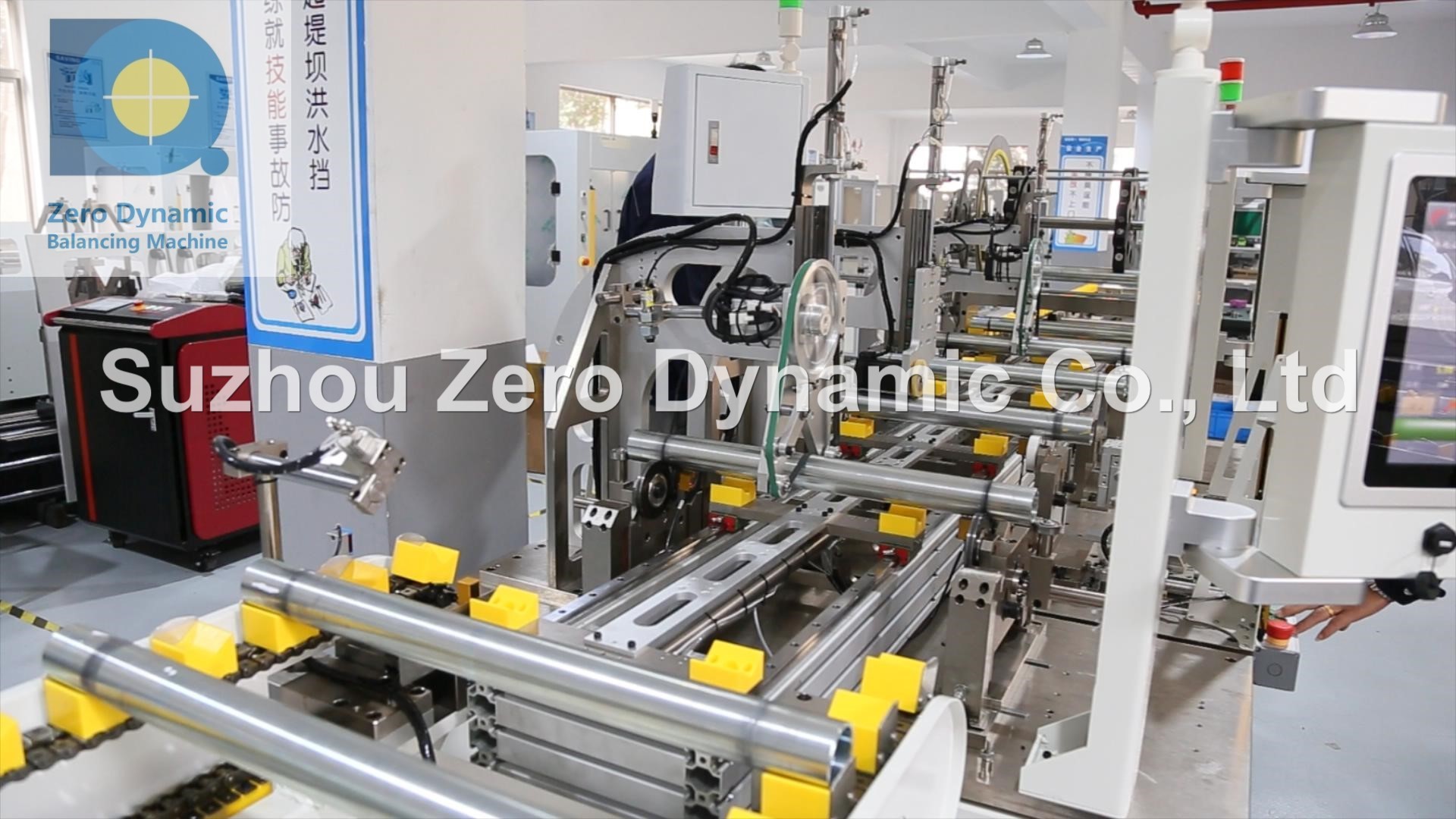 Customized Treadmill Running Machine Roller Balancing Machine With Transmission Line Welding Correction